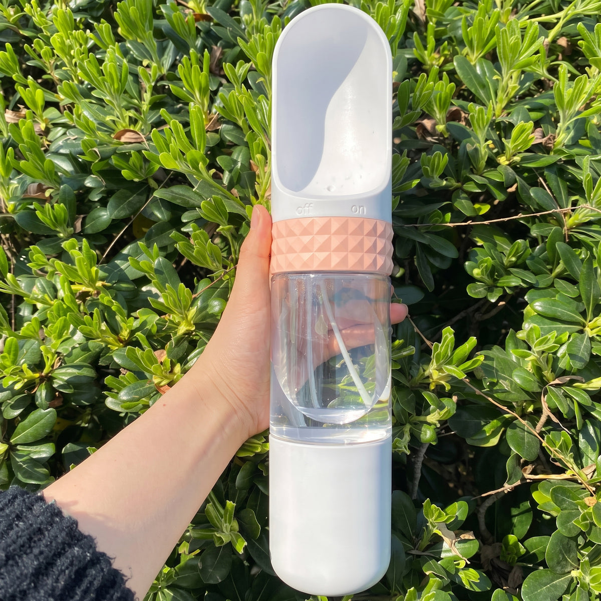 Portable Dog Water Bottle, 320ml/500ml Pet Water Dispenser for Dogs & Cats, Travel Drinking Cup